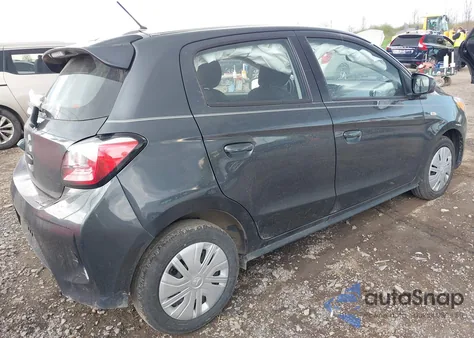 2024 Mitsubishi Mirage Es из США, поврежденный, VIN ML32AUHJXRH005430